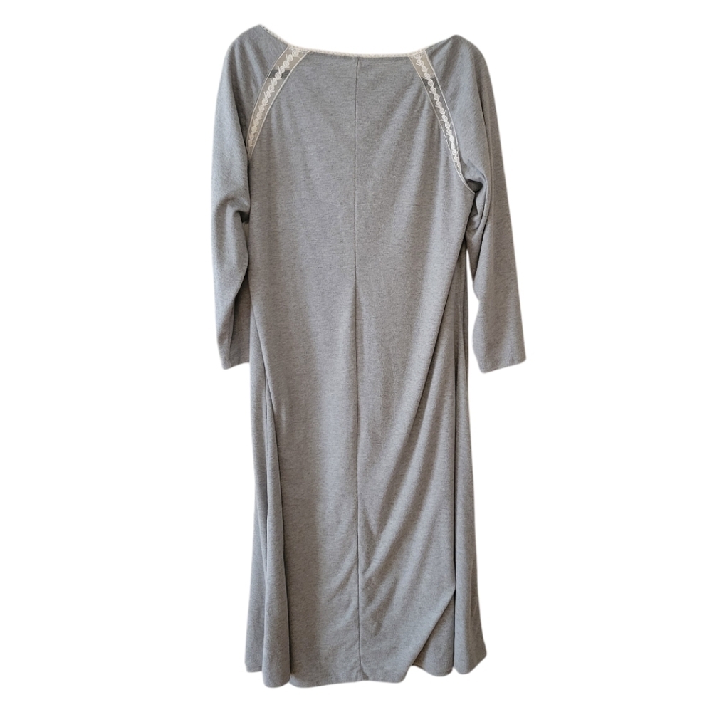 Soft Surroundings Gray Gown Size Large Petite - Picture 2 of 4